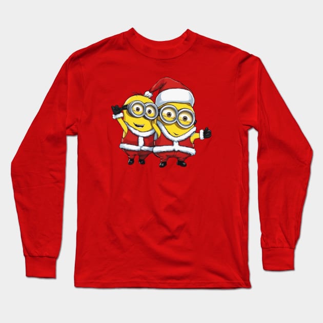 MERRY CHRISTMAS Long Sleeve T-Shirt by Imaginate